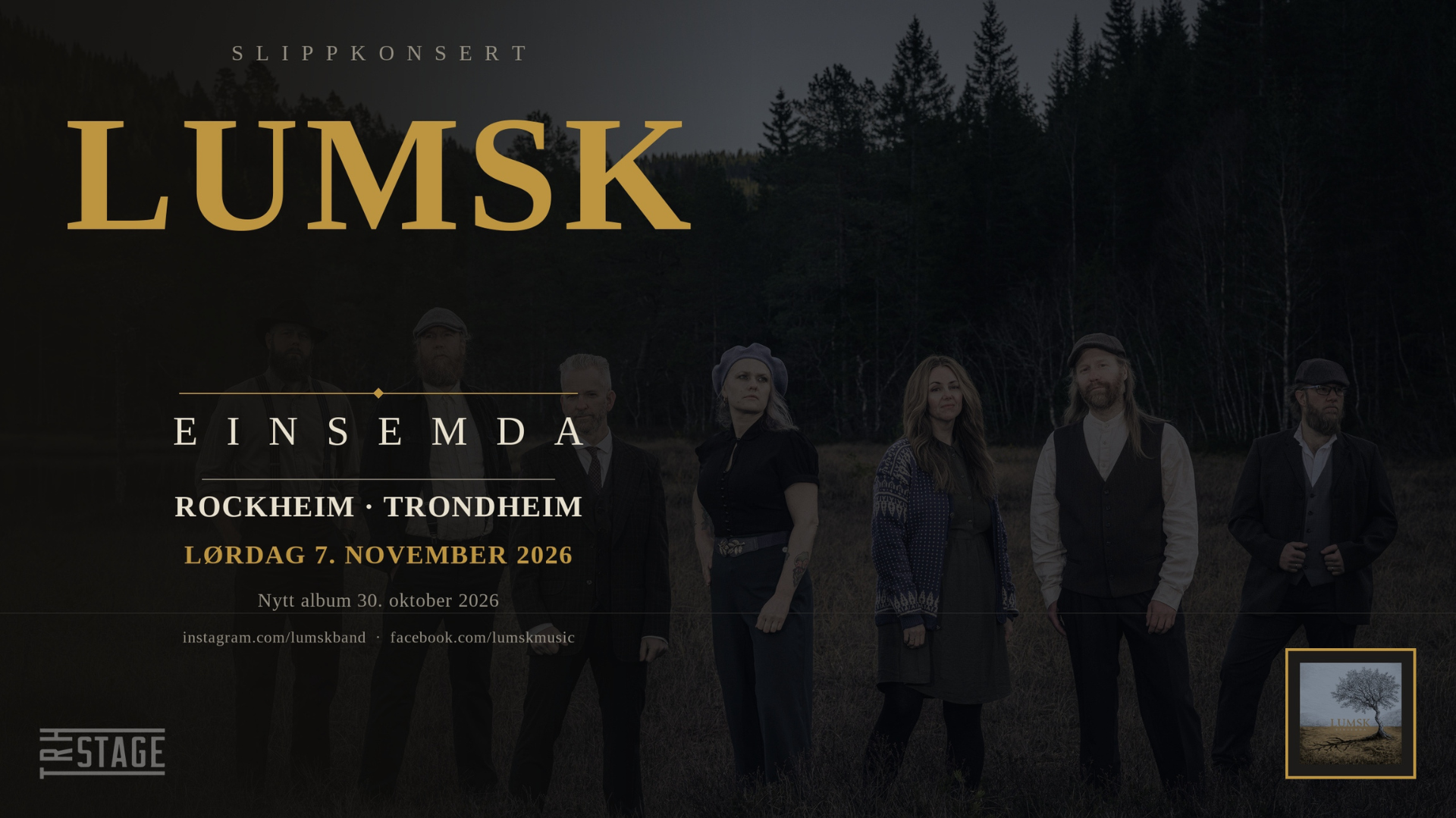 Plakat for Lumsk – Einsemda i Trondheim